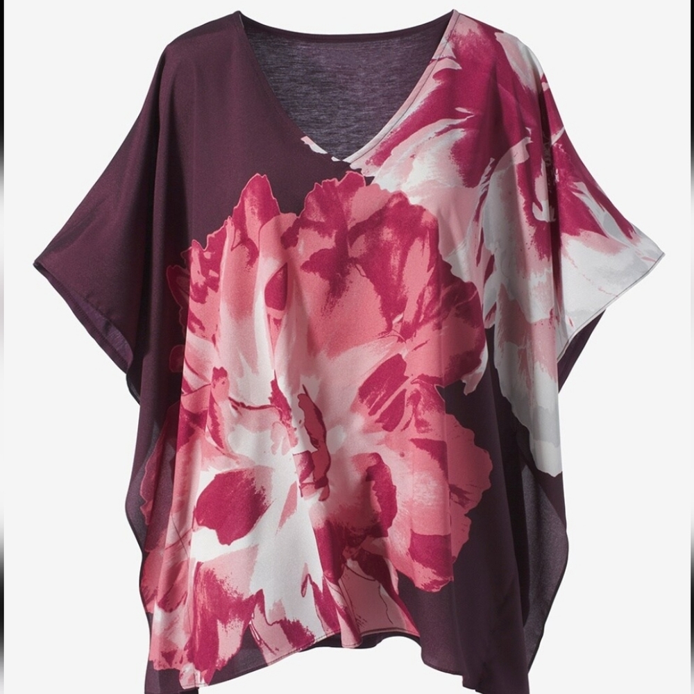 Chico’s Night Garden Poncho
